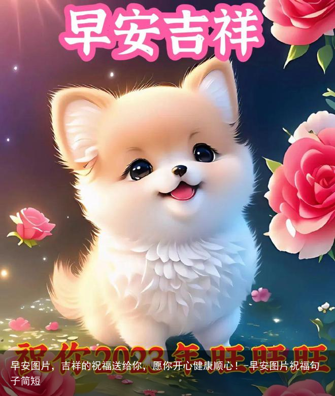 早安图片,吉祥的祝福送给你,愿你开心健康顺心!-早安图片祝福句子简短