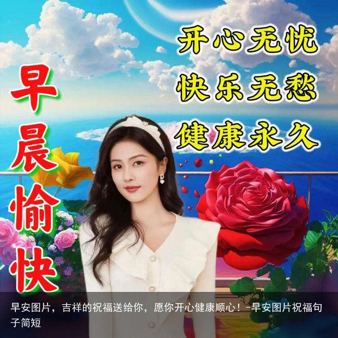 早安图片,吉祥的祝福送给你,愿你开心健康顺心!-早安图片祝福句子简短