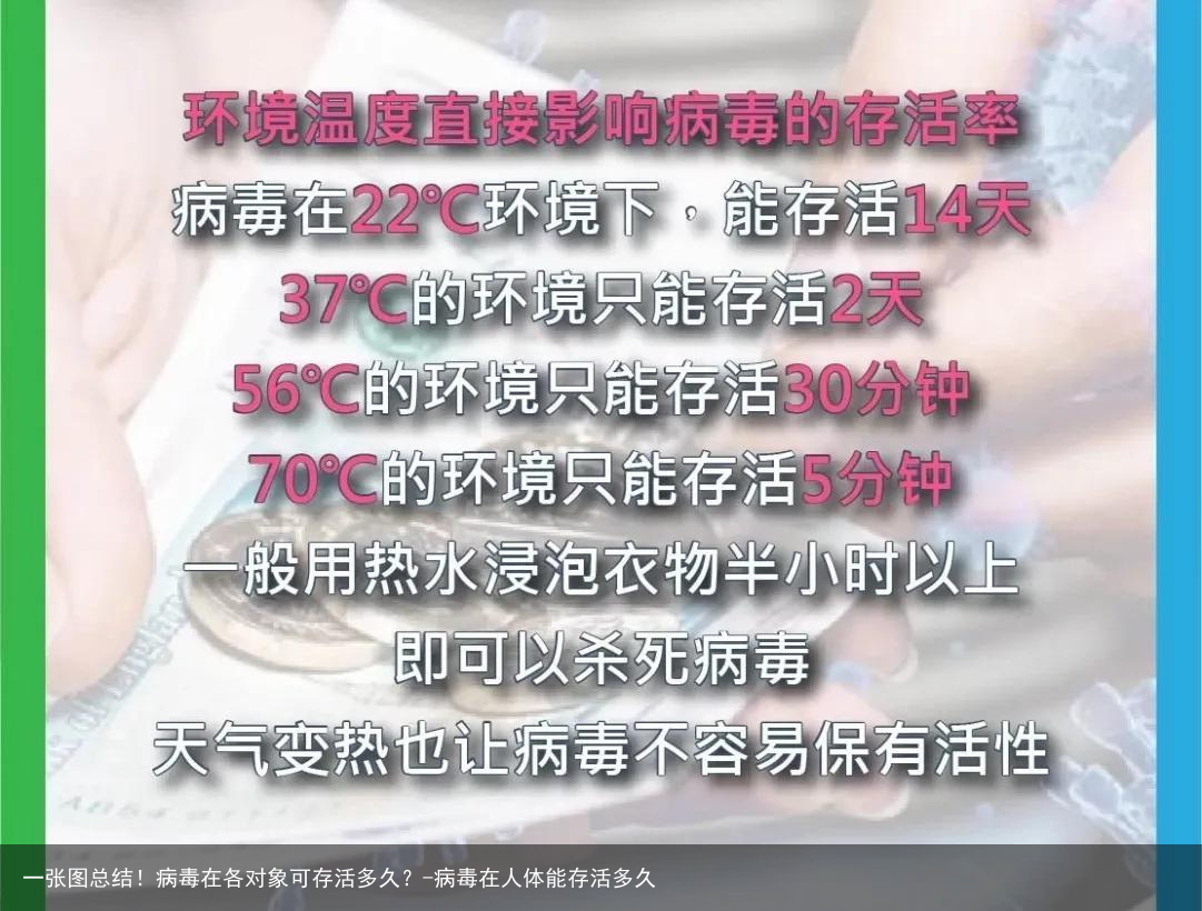一张图总结!病毒在各对象可存活多久?-病毒在人体能存活多久