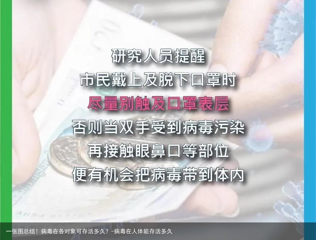 一张图总结!病毒在各对象可存活多久?-病毒在人体能存活多久