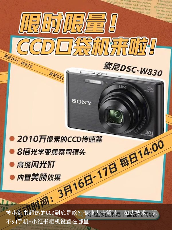 被小红书超热的CCD到底是啥?专业人士解读:淘汰技术、远不如手机-小红书相机设置在哪里