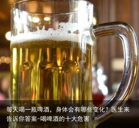 每天喝一瓶啤酒,身体会有哪些变化?医生来告诉你答案-喝啤酒的十大危害