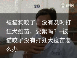 被猫狗咬了,没有及时打狂犬疫苗,要紧吗?-被猫咬了没有打狂犬疫苗怎么办