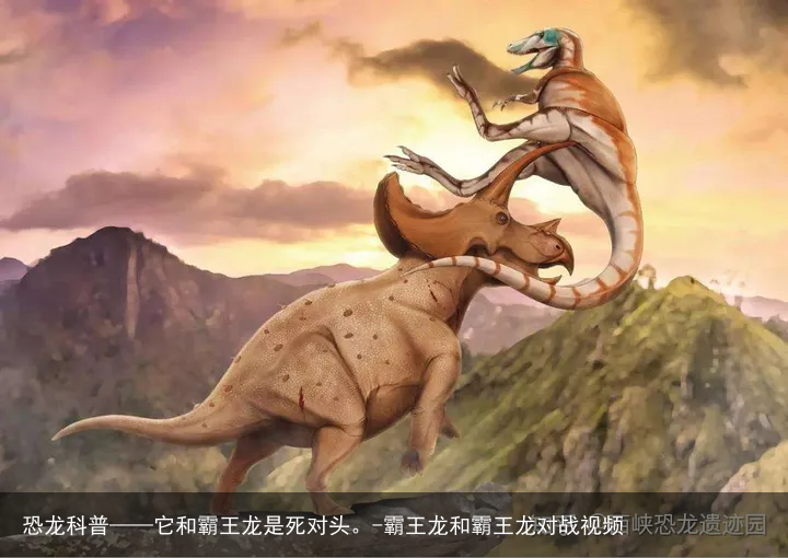 恐龙科普——它和霸王龙是死对头。-霸王龙和霸王龙对战视频