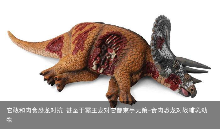 它敢和肉食恐龙对抗 甚至于霸王龙对它都束手无策-食肉恐龙对战哺乳动物