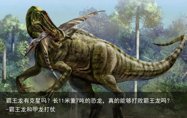 霸王龙有克星吗?长11米重7吨的恐龙,真的能够打败霸王龙吗?-霸王龙和甲龙打仗