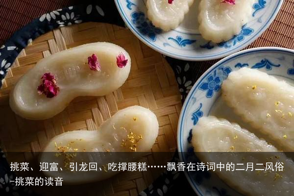挑菜、迎富、引龙回、吃撑腰糕……飘香在诗词中的二月二风俗-挑菜的读音