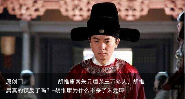 胡惟庸案朱元璋杀三万多人,胡惟庸真的谋反了吗?