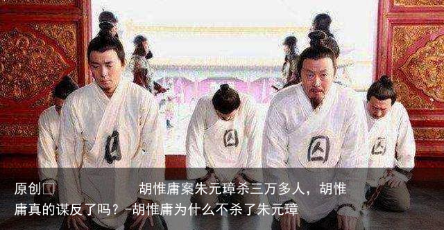 胡惟庸案朱元璋杀三万多人,胡惟庸真的谋反了吗?