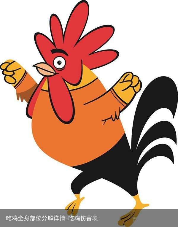 吃鸡全身部位分解详情-吃鸡伤害表