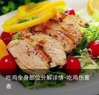 吃鸡全身部位分解详情-吃鸡伤害表