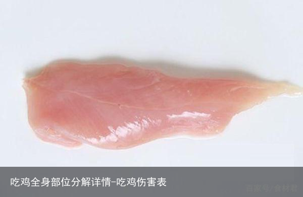 吃鸡全身部位分解详情-吃鸡伤害表