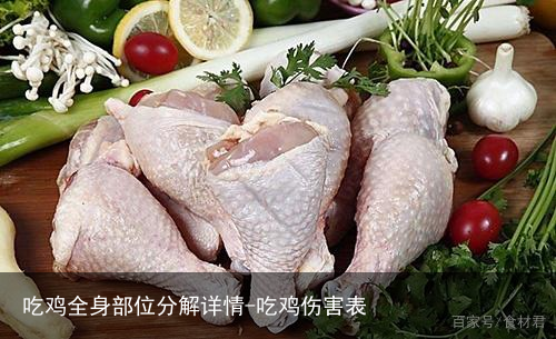 吃鸡全身部位分解详情-吃鸡伤害表