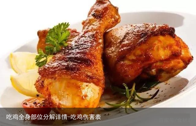 吃鸡全身部位分解详情-吃鸡伤害表