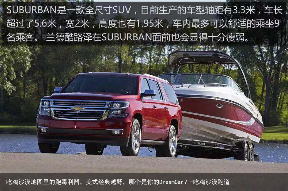 吃鸡沙漠地图里的跑毒利器,美式经典越野,哪个是你的DreamCar?-吃鸡沙漠跑道