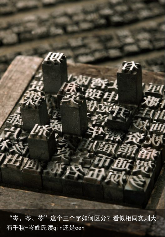 “岑、芩、苓”这个三个字如何区分?看似相同实则大有千秋-岑姓氏读qin还是cen