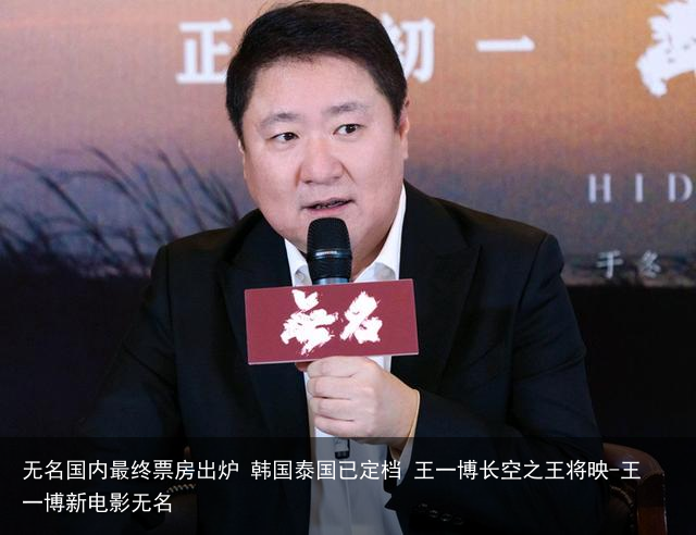 无名国内最终票房出炉 韩国泰国已定档 王一博长空之王将映-王一博新电影无名