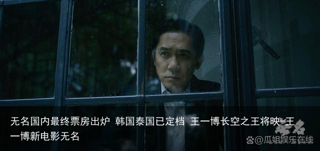 无名国内最终票房出炉 韩国泰国已定档 王一博长空之王将映-王一博新电影无名