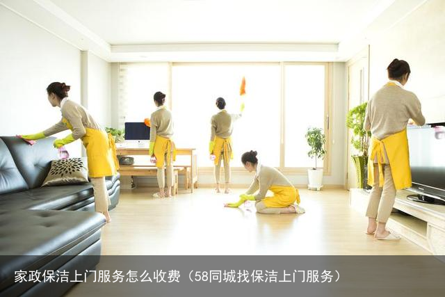 家政保洁上门服务怎么收费(58同城找保洁上门服务)