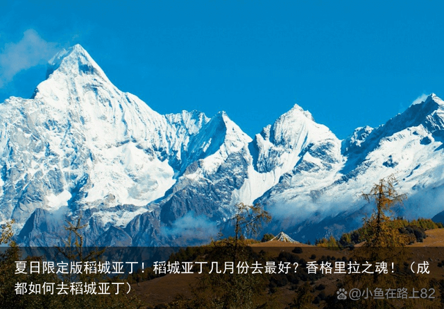 夏日限定版稻城亚丁!稻城亚丁几月份去最好?香格里拉之魂!(成都如何去稻城亚丁)