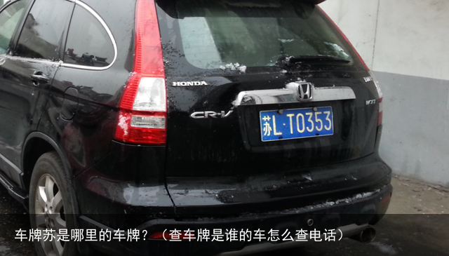 车牌苏是哪里的车牌?(查车牌是谁的车怎么查电话)