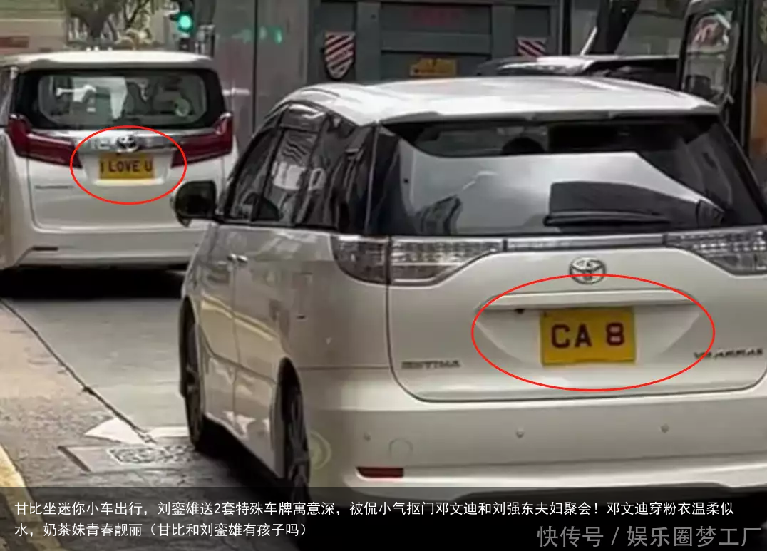 甘比坐迷你小车出行,刘銮雄送2套特殊车牌寓意深,被侃小气抠门(甘比和刘銮雄有孩子吗)