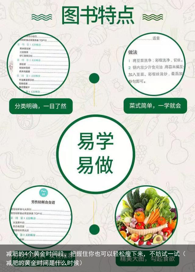 减肥的4个黄金时间段,把握住你也可以轻松瘦下来,不妨试一试(减肥的黄金时间是什么时候)