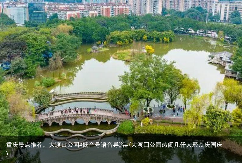 重庆景点推荐,大渡口公园#低音号语音导游#(大渡囗公园热闹几仟人聚众庆国庆)