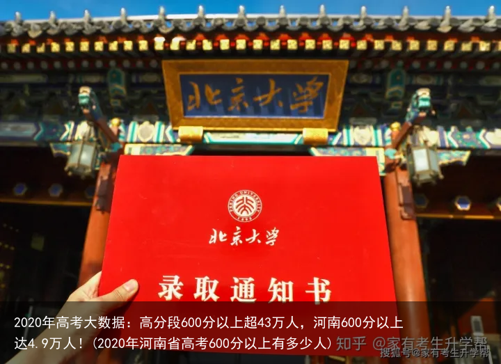 2020年高考大数据:高分段600分以上超43万人,河南600分以上达4.9万人!(2020年河南省高考600分以上有多少人)
