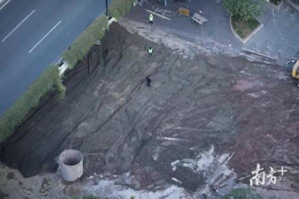 最新进展!地陷致3人被困,千余人全力参与救援!广州地铁致歉(广州地陷3人被困救上来了吗)