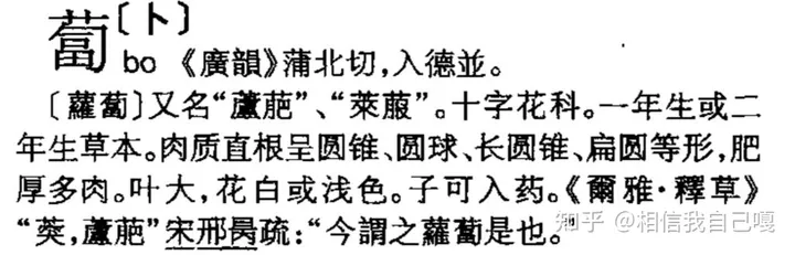 关于卜的发音:为什么萝卜的卜念bo,在占卜中念bu?(萝卜的卜是什么意思)
