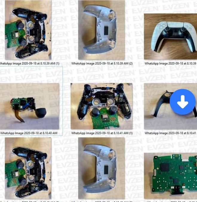 PS5手柄内部拆解图片泄露(ps5手柄拆解图)