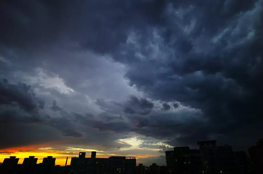 乳状云+双彩虹+晚霞!今天京城天空奇观美景轮番登场