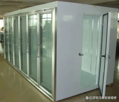 玻璃门冷库定做,佛山水果店冷库补充式冷库