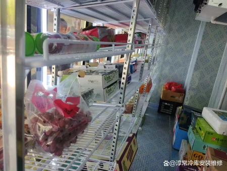 玻璃门冷库定做,佛山水果店冷库补充式冷库