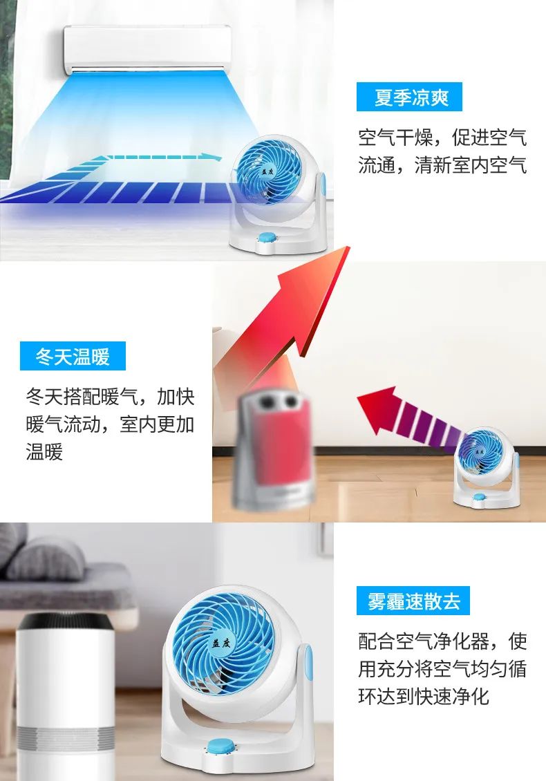 空气循环扇有用吗? 黑科技循环扇真的管用吗?循环扇可当电扇用吗?