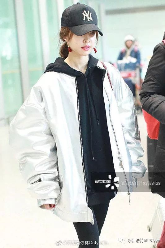 戴帽子是一种时尚&MLB-mlb帽子戴起来两边鼓起来的