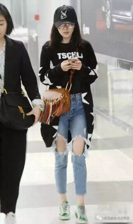 戴帽子是一种时尚&MLB-mlb帽子戴起来两边鼓起来的