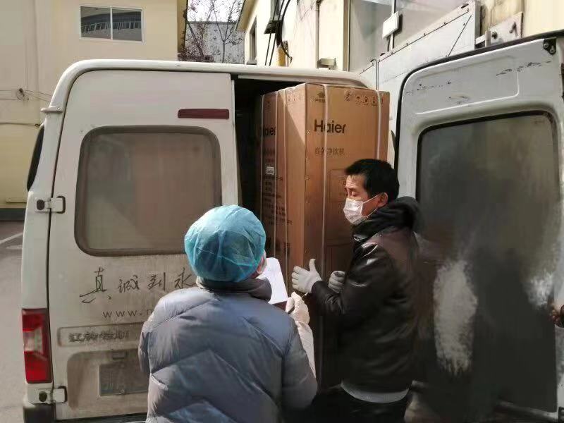 抗疫第一线 海尔净水向武汉火神山等医院捐赠商用净水设备-海尔净水服务热线