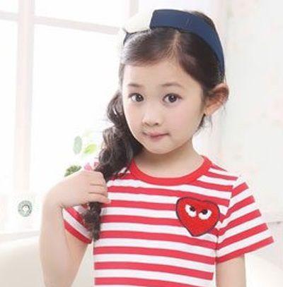 2016夏季小学女生长发扎发,淑女也是从小养成的!-小学生女生扎头发简单又好看图片