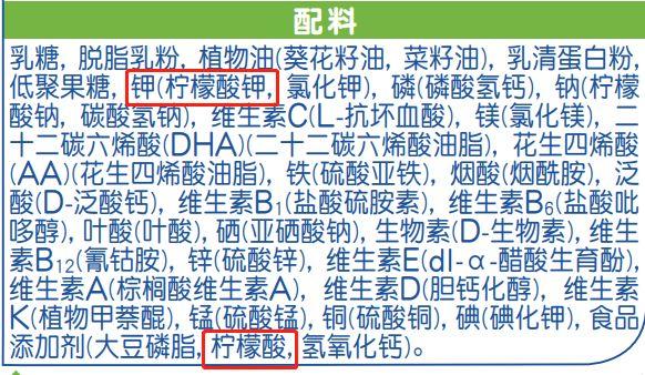 关于奶粉配料表和营养成分表,你看懂了多少?-关于奶粉配料表和营养成分表,你看懂了多少