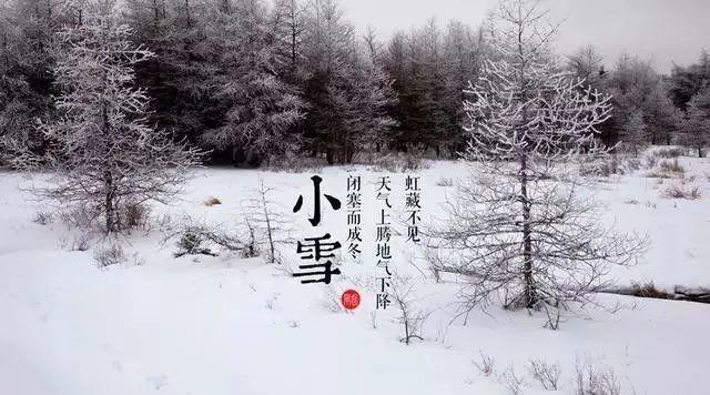 在“二十四节气”里读懂中国丨小雪:欲雪寻梅树,应节晚虹藏-24节气小雪的相关知识简介