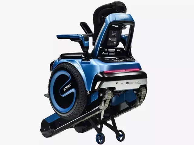 这个能自动爬楼梯的高颜值轮椅,希望能为瘫痪人群达成无障碍生活-自动爬楼梯轮椅视频 在线观看