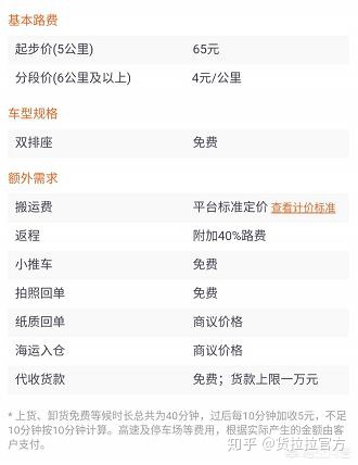 货拉拉怎么收费?-成都货拉拉怎么收费