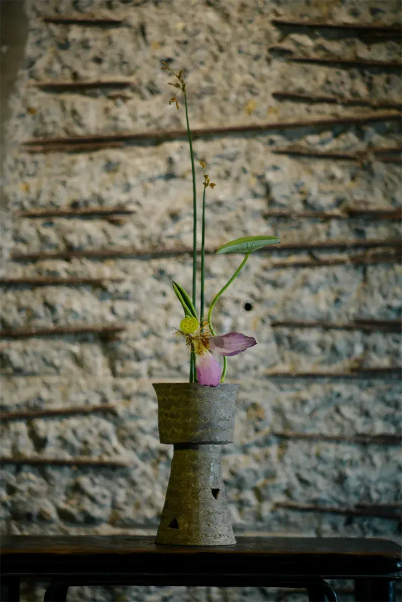 荷花插花美图第二波来袭,你最心仪哪一款?(荷花瓶插怎么养)