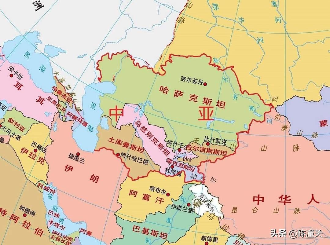 “中亚五国”是哪五国?几个和我国接壤?面积、人口各是多少?(中亚五国原来是一个国家)