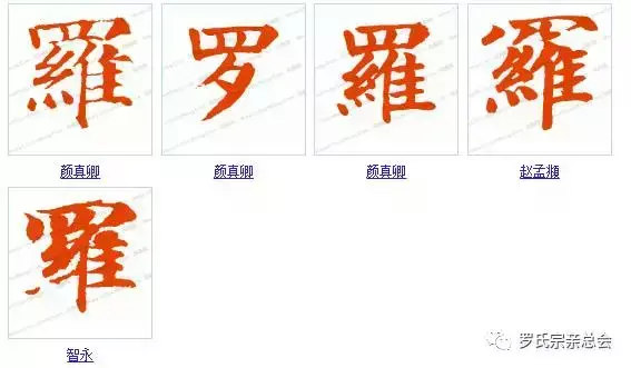 厉害了我的罗!罗字的100种写法!罗家人不容错过!-罗的书法字怎么写