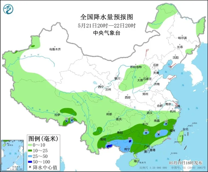 贵州云南广西等地有明显降水 青藏高原地区多降水(云贵高原降水集中在哪个季节出现)
