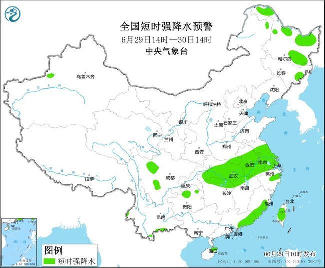 强对流蓝色预警!安徽上海等7省市部分地区将有8至10级雷暴大风-雷雨、大雨、暴雨席卷安徽 阵风可达7级