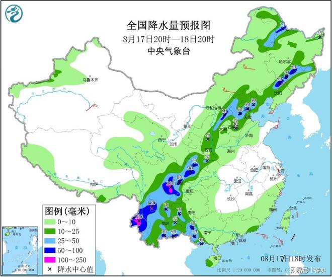 确定了!西南暴雨持续,北方将迎大范围降雨,18~20号,天气预报(西南地区气象灾害)